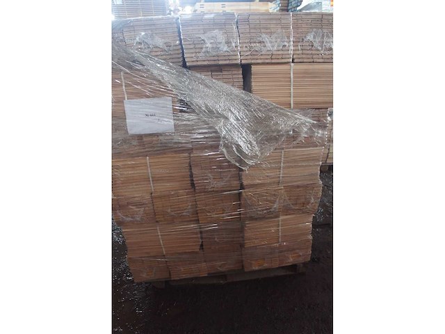 83,66 m² massief beuken visgraatparket 16mm - afbeelding 5 van  5
