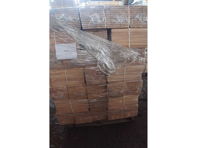 83,66 m² massief beuken visgraatparket 16mm - afbeelding 5 van  5