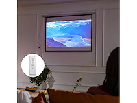 84 inch videoprojectiescherm, 4:3 4k hd gemotoriseerd en elektrisch projectiescherm - afbeelding 3 van  9