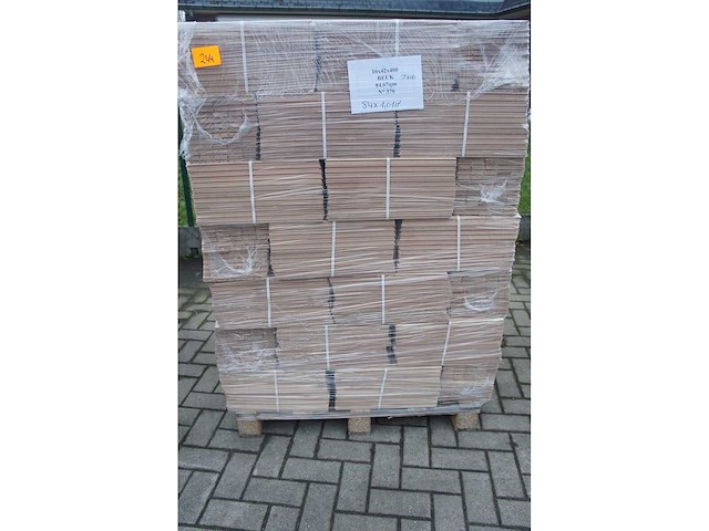 84,84 m² massief beuken visgraatparket 16mm - afbeelding 1 van  6