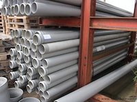 85 pvc buizen , diameter 125mm, wanddikte 3.7mm, lengte 5m - afbeelding 1 van  3