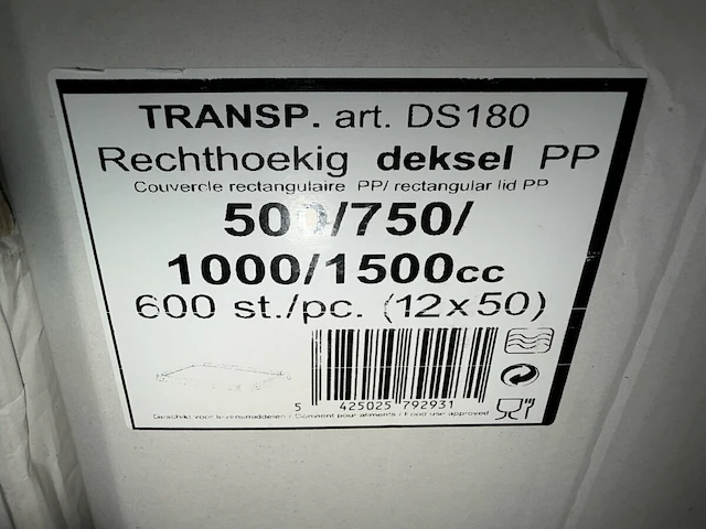 850 verpakkingspotten en 1550 deksels - afbeelding 5 van  6