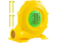 850w lichtgewicht professionele luchtblower met ergonomisch handvat en vaste pinnen – geel - afbeelding 2 van  3