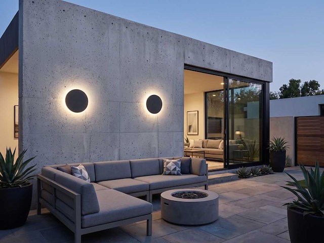 8.5w led wandlamp rond design zand zwart warm wit(2x) - afbeelding 1 van  8