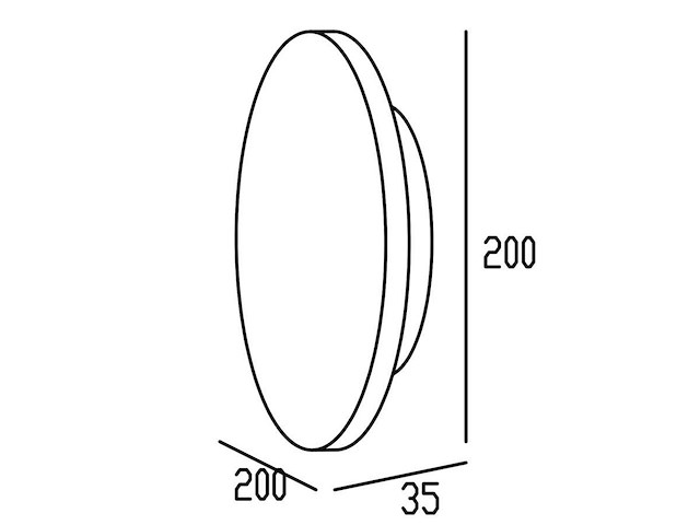 8.5w led wandlamp rond design zand zwart warm wit(40x) - afbeelding 7 van  8