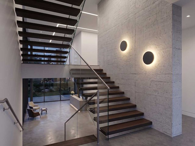 8.5w led wandlamp rond design zand zwart warm wit(4x) - afbeelding 3 van  8