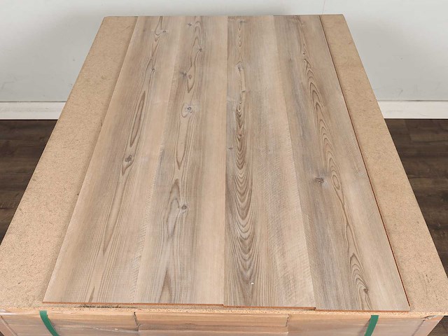 86 m2 pvc click plank op hdf - 1222 x 182 x 9 mm - afbeelding 3 van  4