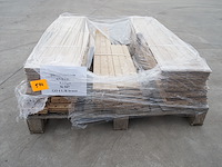 8,64 m² massief eiken visgraat 20mm clay oil - afbeelding 4 van  6