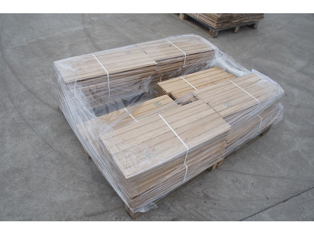 8,64 m² massief eiken visgraat 20mm clay oil - afbeelding 6 van  6