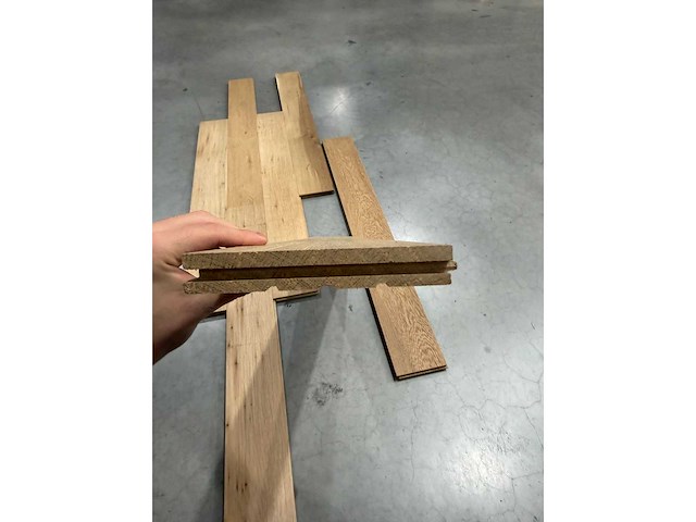 86,40 m2 eiken massief parket 100x12 cm - afbeelding 3 van  3