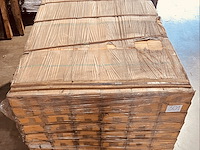 87,48m² teak parket 4 zijden tand en groef lengte 450/600/750mm