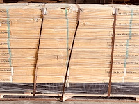 87,48m² teak parket 4 zijden tand en groef lengte 450/600/750mm - afbeelding 3 van  5