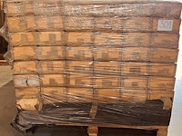 87,48m² teak parket 4 zijden tand en groef lengte 450/600/750mm - afbeelding 4 van  5