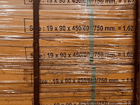 87,48m² teak parket 4 zijden tand en groef lengte 450/600/750mm - afbeelding 5 van  5