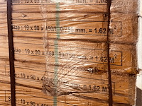 87,48m² teak parket 4 zijden tand en groef lengte 450/600/750mm - afbeelding 4 van  5