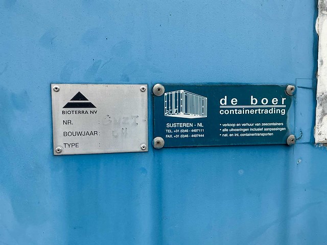 8ft opslagcontainer - zeecontainer - afbeelding 5 van  5