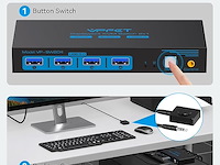 8k@60hz kvm switch displayport - afbeelding 5 van  6