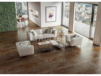 8m² crossover roest 90x90 gerectificeerd, corten-effect, vloer en muur, nieuw ingepakt - afbeelding 1 van  1