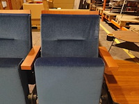 8x 2-zit theaterstoel + bijhorende tafeltjes - afbeelding 5 van  12