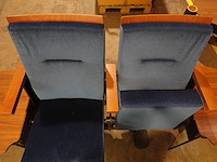 8x 2-zit theaterstoel + bijhorende tafeltjes - afbeelding 12 van  12
