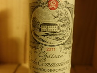 8x 37,5cl chateau de la commanderie lalande de pomerol 2011 - afbeelding 2 van  3