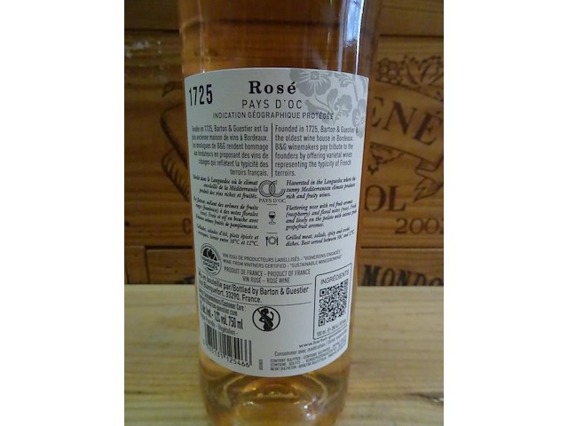 8x 75cl 1725 récolte 2024 - afbeelding 3 van  4