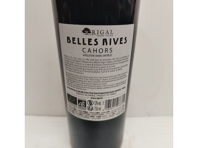 8x 75cl belles rives - afbeelding 2 van  2