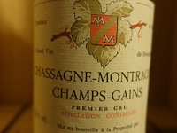 8x 75cl chassagne montrachet les champs gains 1987 - afbeelding 2 van  3