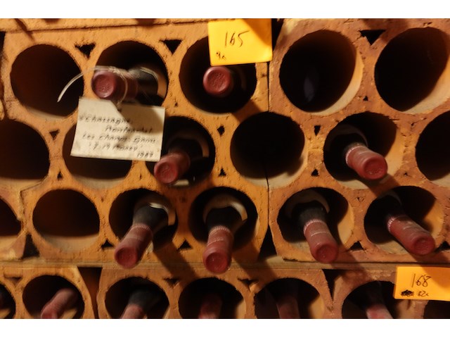 8x 75cl chassagne montrachet les champs gains 1987 - afbeelding 3 van  3