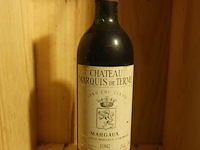8x 75cl chateau marquis de terme 1982 - afbeelding 1 van  3