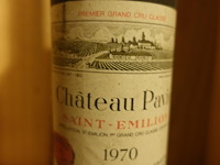 8x 75cl chateau pavie 1970 - afbeelding 2 van  3