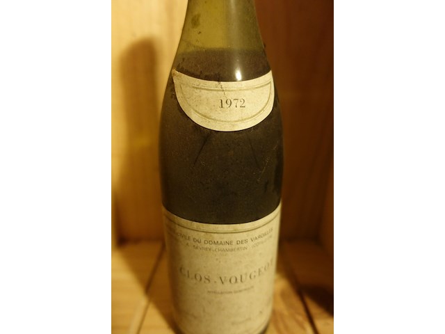 8x 75cl clos vougeot domaine des varoilles 1972 - afbeelding 3 van  4