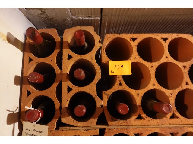 8x 75cl clos vougeot domaine des varoilles 1972 - afbeelding 4 van  4