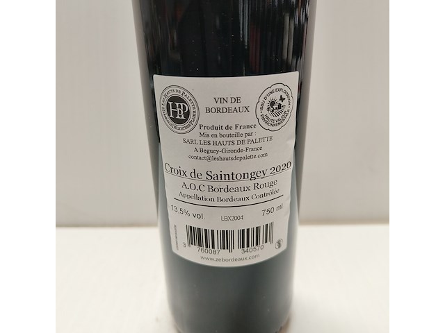 8x 75cl croix de saintongey - afbeelding 2 van  2