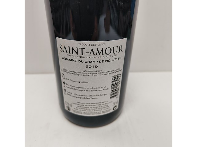8x 75cl domaine du champ de violettes saint-amour - afbeelding 2 van  2