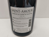 8x 75cl domaine du champ de violettes saint-amour - afbeelding 2 van  2