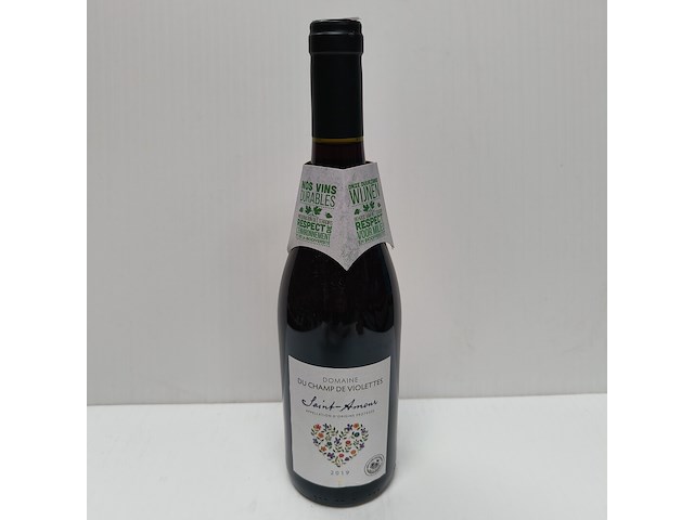 8x 75cl domaine du champ de violettes saint-amour - afbeelding 1 van  2