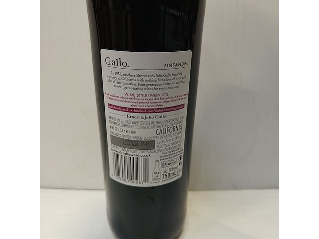 8x 75cl gallo family - afbeelding 2 van  2