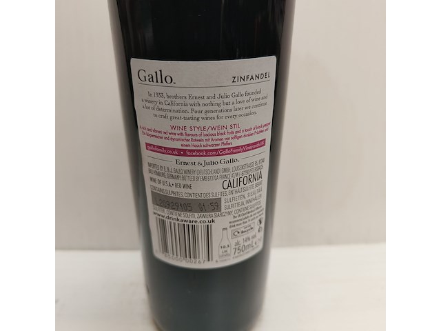 8x 75cl gallo family - afbeelding 2 van  2