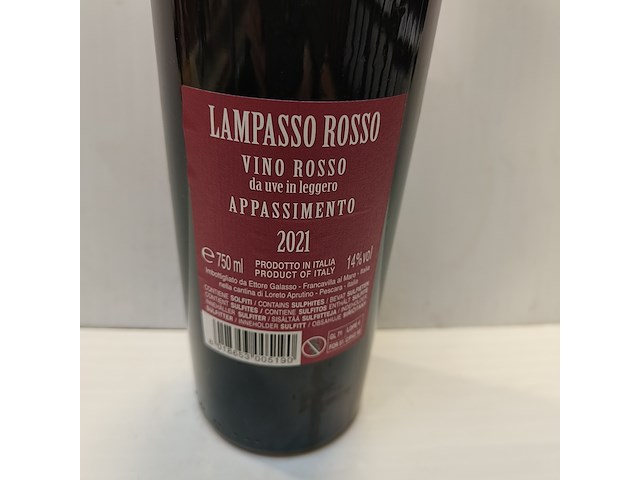 8x 75cl lampasso rosso - afbeelding 2 van  2