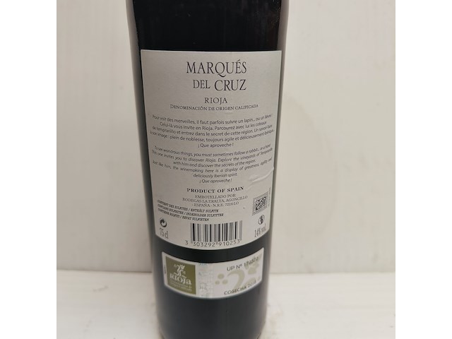 8x 75cl marqués del cruz - afbeelding 2 van  2