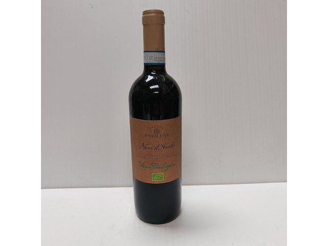 8x 75cl paolini nero d'avola vino biologico - afbeelding 1 van  2