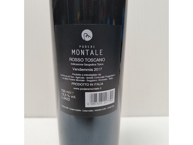 8x 75cl podere montale peposo - afbeelding 2 van  2