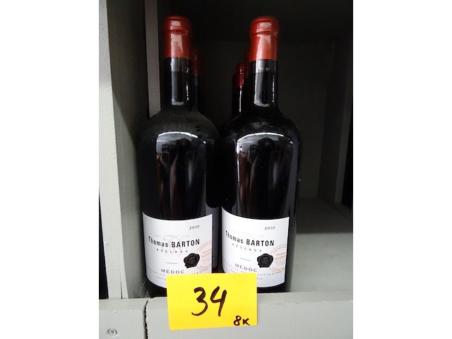 8x 75cl thomas barton 2010 - afbeelding 4 van  4