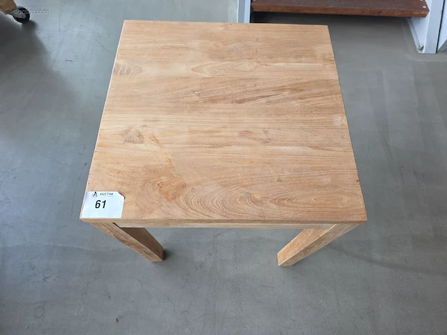 (8x) (8x) professionele houten (teak) tafel - afbeelding 2 van  2