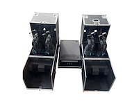 8x adb warp dl 12°–30° high performance profile spotlights incl. 2x flightcases + etc ballast for 9x etc msr / adb warp dl projectors incl. flightcase - afbeelding 1 van  2