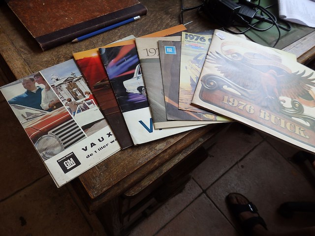 8x autoreclame 70's - afbeelding 1 van  1