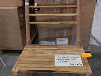 8x bamboe inklapstoel j-line - afbeelding 1 van  4