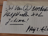 8x bamboe inklapstoel j-line - afbeelding 4 van  4