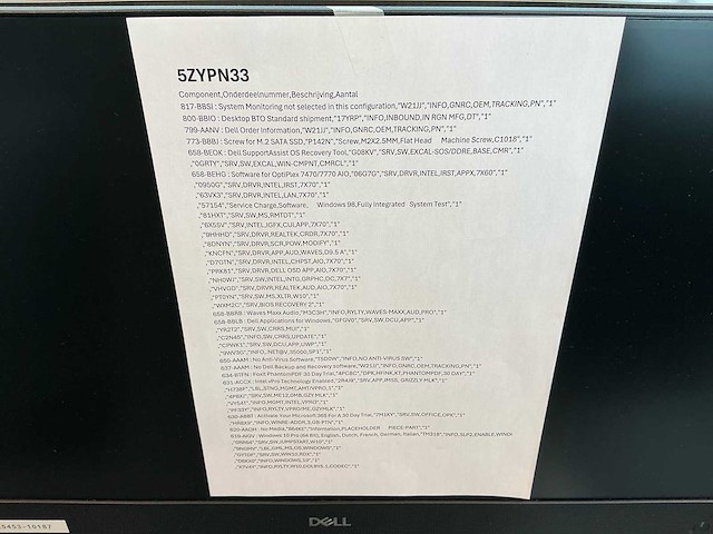 8x dell all-in-one incl voeten (data-wipe!) - afbeelding 6 van  11